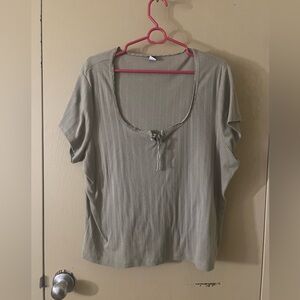 Green old navy blouse